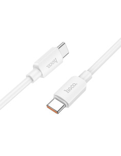 Câble HOCO Type C à Type C PD 6A 100W X96 1 m blanc
