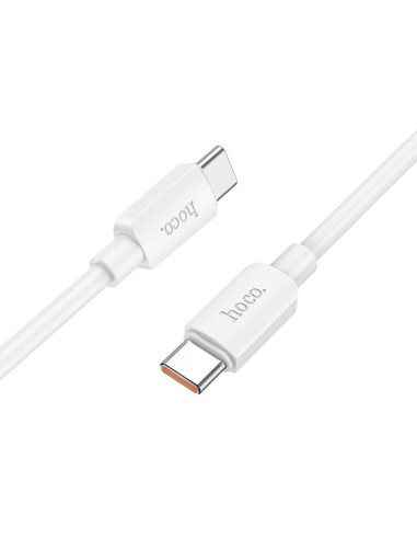 Câble HOCO Type C à Type C PD 6A 100W X96 1 m blanc