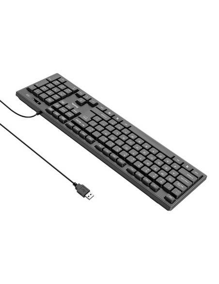 HOCO wire keyboard USB A QWERTY GM23 1,45 m black