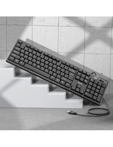 HOCO wire keyboard USB A QWERTY GM23 1,45 m black