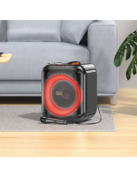 HOCO enceinte bluetooth + microphone HA1 Graceful noir