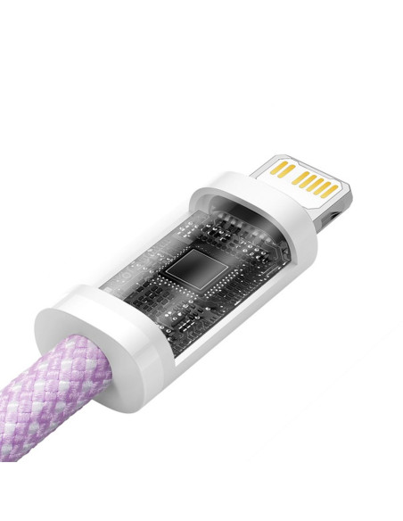 Câble BASEUS Type C vers Lightning PD 20W Dynamic CALD000005 1 m violet