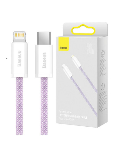 Câble BASEUS Type C vers Lightning PD 20W Dynamic CALD000005 1 m violet