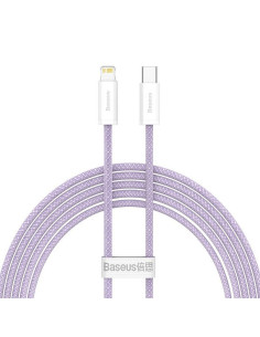 Câble BASEUS Type C vers Lightning PD 20W Dynamic CALD000105 2 m violet