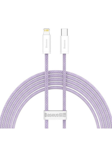 Câble BASEUS Type C vers Lightning PD 20W Dynamic CALD000105 2 m violet