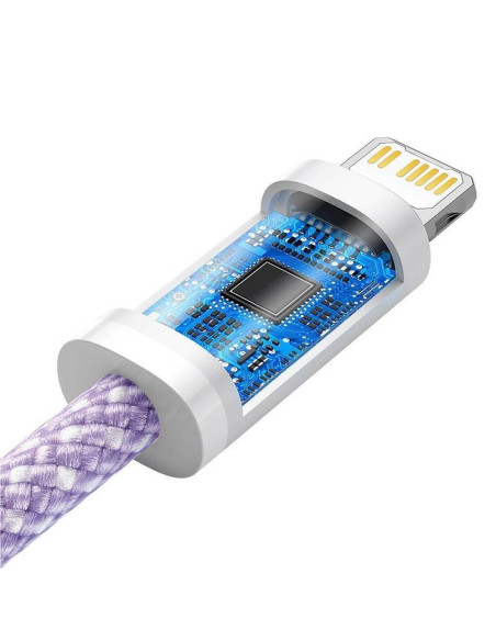 Câble BASEUS Type C vers Lightning PD 20W Dynamic CALD000105 2 m violet