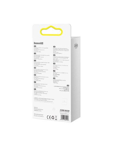Câble BASEUS Type C vers Lightning PD 20W Dynamic CALD000105 2 m violet
