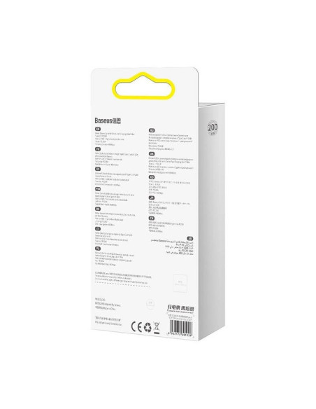 Câble BASEUS Type C vers Lightning PD 20W Dynamic CALD000105 2 m violet