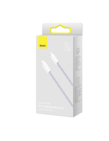 Câble BASEUS Type C vers Lightning PD 20W Dynamic CALD000105 2 m violet