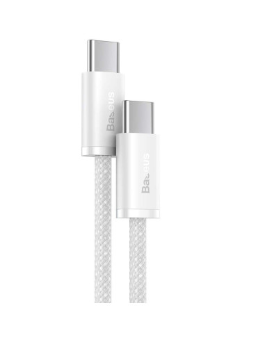 Câble BASEUS Type C vers Type C PD 100W Dynamic CALD000202 1 m blanc