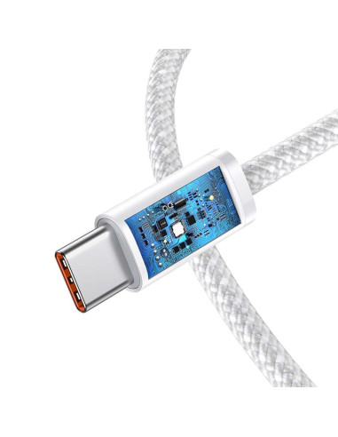 Câble BASEUS Type C vers Type C PD 100W Dynamic CALD000202 1 m blanc