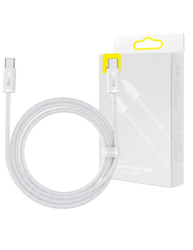 Câble BASEUS Type C vers Type C PD 100W Dynamic CALD000202 1 m blanc