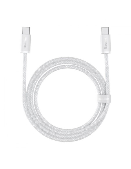 Câble BASEUS Type C vers Type C PD100W Power Delivery Dynamic Series CALD000302 2m blanc