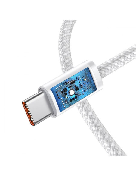 Câble BASEUS Type C vers Type C PD100W Power Delivery Dynamic Series CALD000302 2m blanc