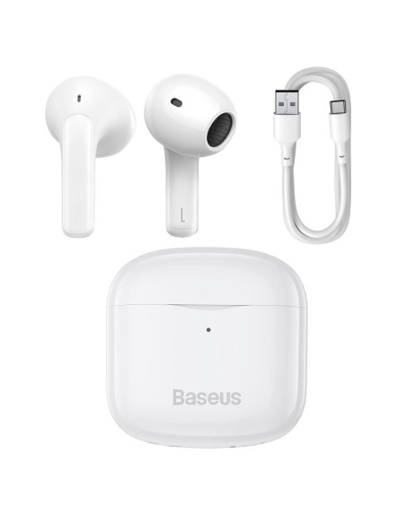BASEUS Écouteurs sans fil bluetooth TWS Bowie E3 NGTW080002 blanc