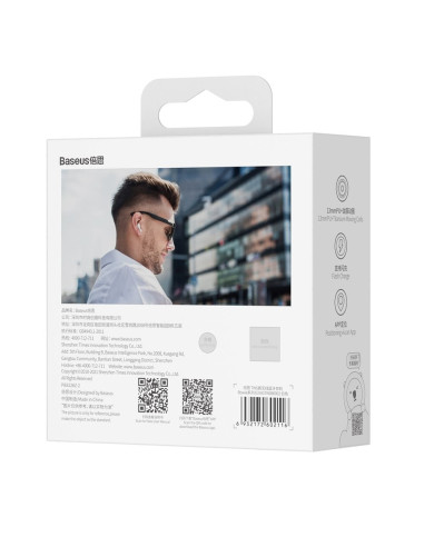 BASEUS Écouteurs sans fil bluetooth TWS Bowie E3 NGTW080002 blanc