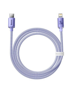 Câble BASEUS Type C vers Lightning PD 20W Crystal Shine CAJY000205 1.2 m violet 2