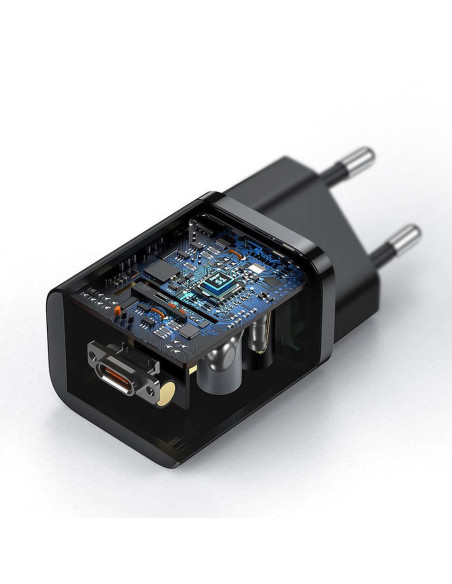 Chargeur secteur BASEUS Type C PD QC3.0 3A 25W CCSP020101/CCCJG25CE noir