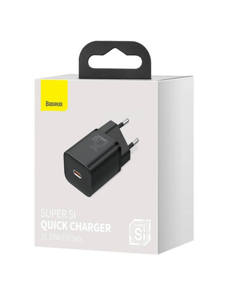 Chargeur secteur BASEUS Type C PD QC3.0 3A 25W CCSP020101/CCCJG25CE noir
