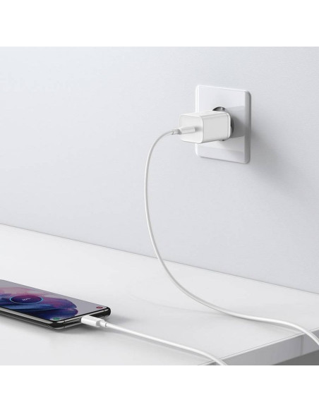 Chargeur secteur BASEUS Type C PD QC3.0 3A 25W CCSP020102/CCCJG25CE blanc