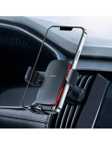 BASEUS support voiture à gravitation pour grille SUJS000001 noir