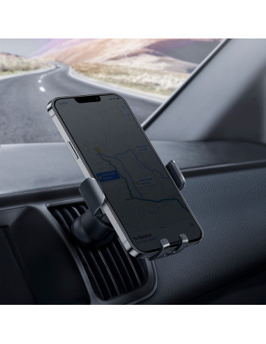 BASEUS support voiture à gravitation pour grille SUJS000001 noir