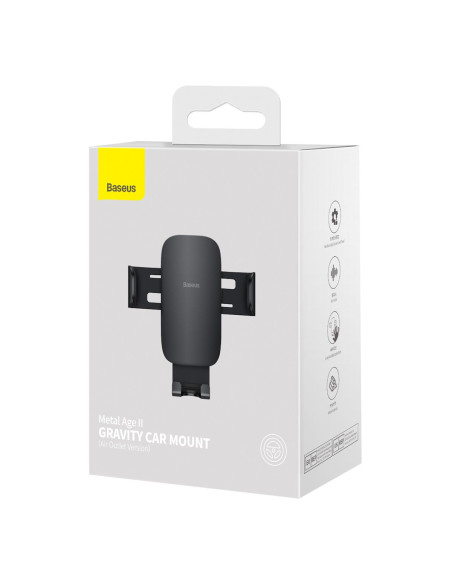 BASEUS support voiture à gravitation pour grille SUJS000001 noir