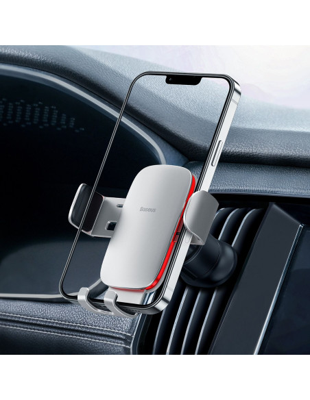 BASEUS support voiture à gravitation pour grille SUJS000012 argenté