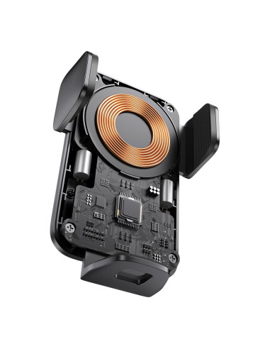 BASEUS support voiture à induction pour grille 15W CGZX000001 noir