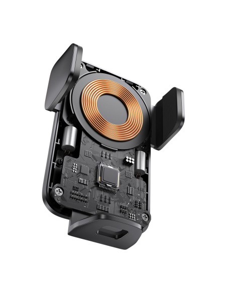 BASEUS support voiture à induction pour grille 15W CGZX000001 noir