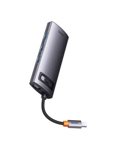Adaptateur BASEUS HUB 6in1 Type C WKWG030013/BS-OH040 0,15 m gris
