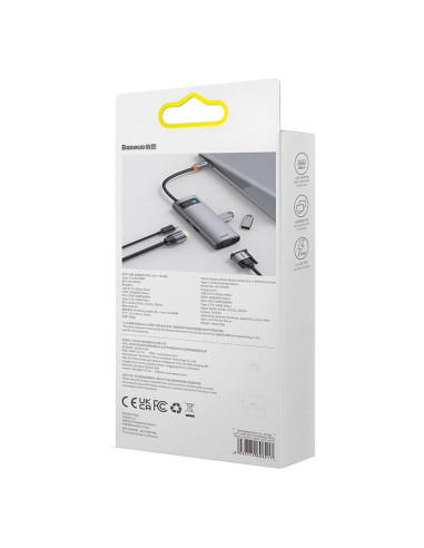 Adaptateur BASEUS HUB 6in1 Type C WKWG030013/BS-OH040 0,15 m gris