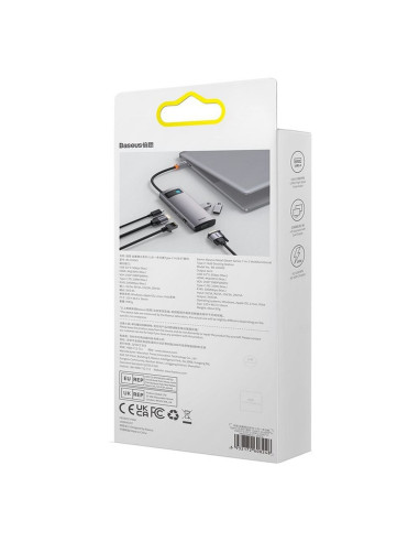 Adaptateur BASEUS HUB 7in1 Type C WKWG040013/BS-OH043 0,17 m gris