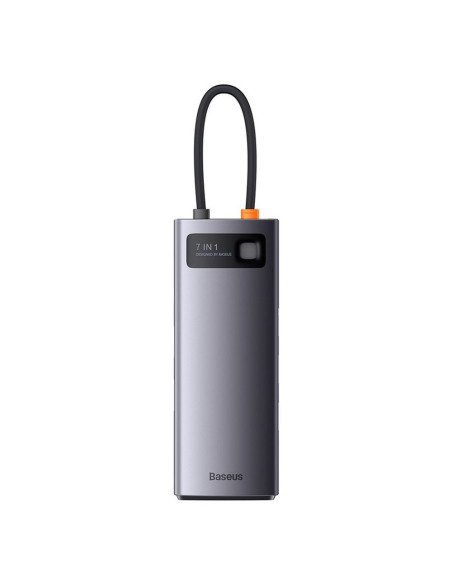 Adaptateur BASEUS HUB 7in1 Type C WKWG040113/BS-OH044 0,15 m gris