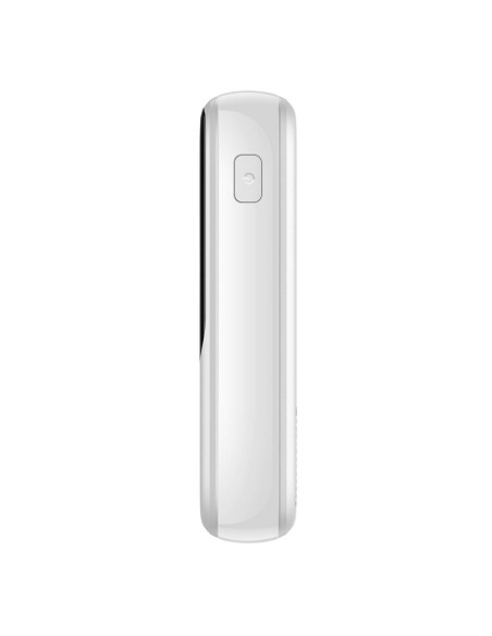 BASEUS powerbank 10 000 mAh avec câble Type C intégré + câble USB A vers Type C PD QC3.0 3A 22.5W PPQD020102 blanc