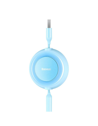BASEUS Câble 3-en-1 USB A vers Micro USB / Lightning / Type C 3.5A CAMJ010017 1.1m bleu