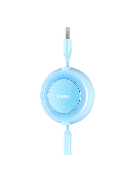 BASEUS Câble 3-en-1 USB A vers Micro USB / Lightning / Type C 3.5A CAMJ010017 1.1m bleu