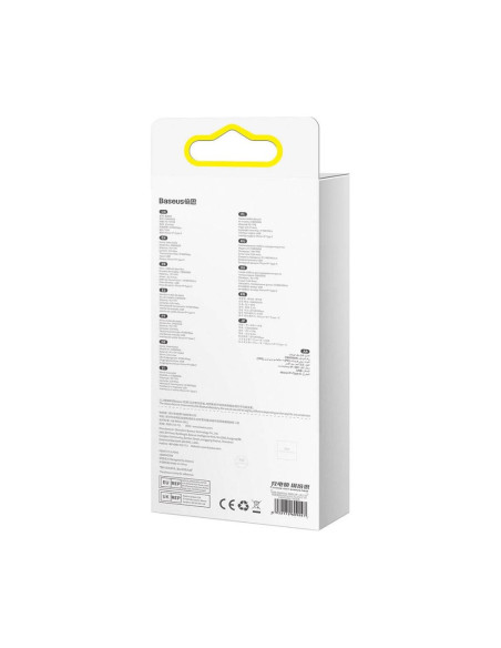 BASEUS Câble 3-en-1 USB A vers Micro USB / Lightning / Type C 3.5A CAMJ010017 1.1m bleu