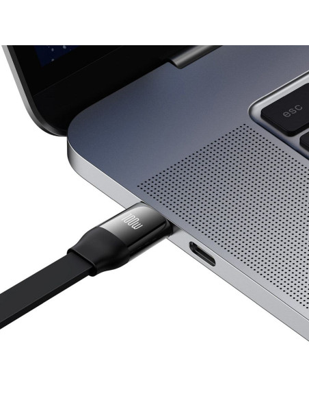 BASEUS Câble 3-en-1 Type C vers Micro USB / Lightning / Type C PD QC4.0 3.5A 100W CAMJ010201 1.1 m noir