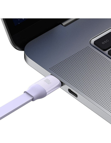 BASEUS Câble 3-en-1 Type C vers Micro USB / Lightning / Type C PD QC4.0 3.5A 100W CAMJ010205 1.1 m violet