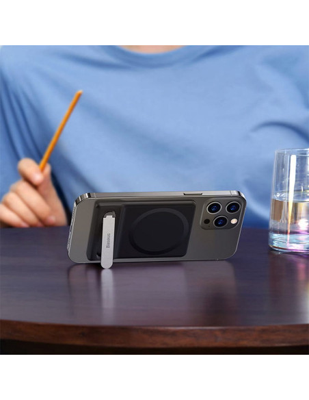 Support magnétique pliable BASEUS compatible avec MagSafe noir
