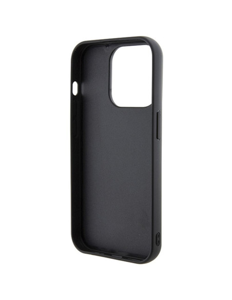 Véritable KARL LAGERFELD Case KLHCP13XGSAKCPK pour iPhone 13 Pro Max (Gripstand Saffiano KC PIN / noir)