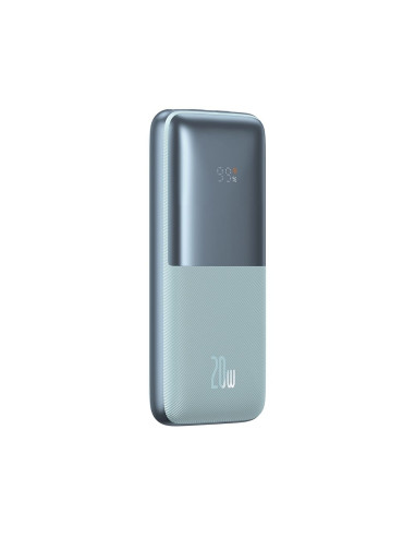 BASEUS powerbank 10 000 mAh + câble USB A vers Type C PD QC3.0 3A 20W PPBD040103 bleu