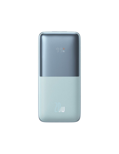 BASEUS powerbank 10 000 mAh + câble USB A vers Type C PD QC3.0 3A 20W PPBD040103 bleu