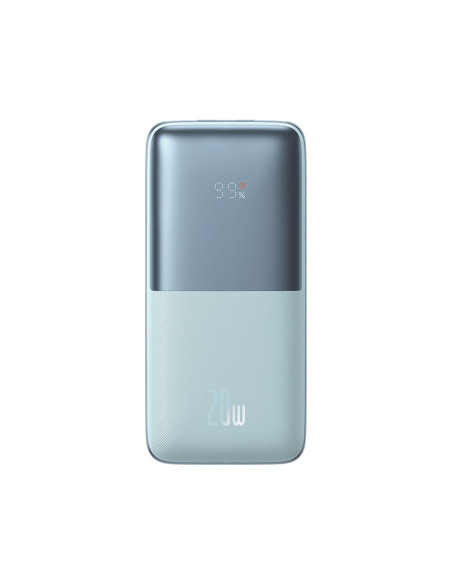 BASEUS powerbank 10 000 mAh + câble USB A vers Type C PD QC3.0 3A 20W PPBD040103 bleu