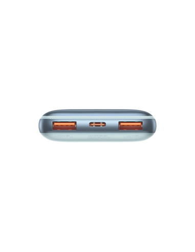 BASEUS powerbank 10 000 mAh + câble USB A vers Type C PD QC3.0 3A 20W PPBD040103 bleu