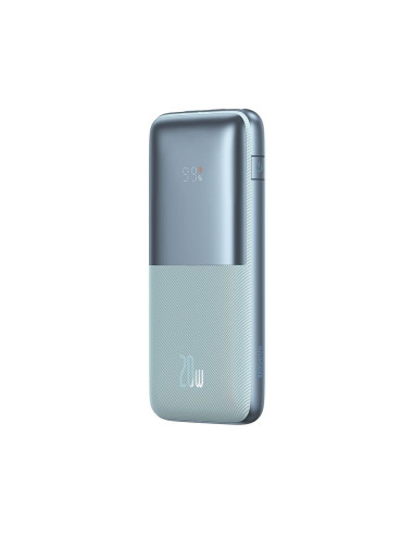 BASEUS powerbank 10 000 mAh + câble USB A vers Type C PD QC3.0 3A 20W PPBD040103 bleu