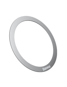 Plaques universelles BASEUS compatibles avec MagSafe PCCH000012 2 pièces argentées