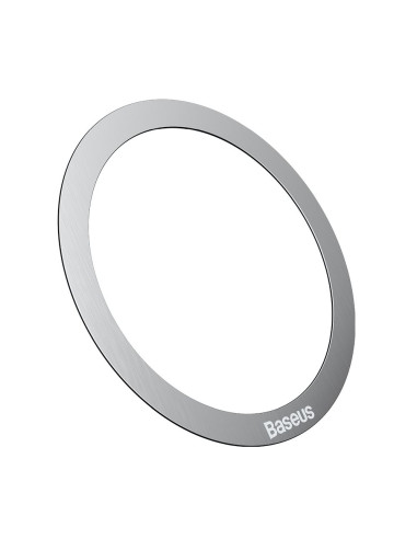 Plaques universelles BASEUS compatibles avec MagSafe PCCH000012 2 pièces argentées