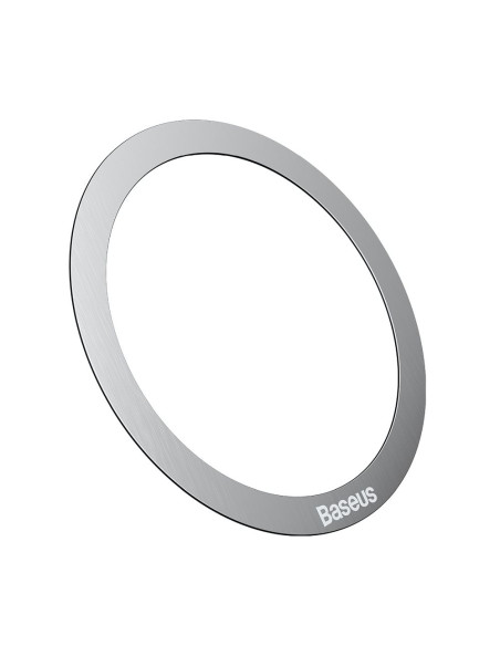 Plaques universelles BASEUS compatibles avec MagSafe PCCH000012 2 pièces argentées